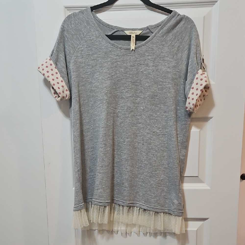 Matilda Jane Gray Short Sleeve Shirt